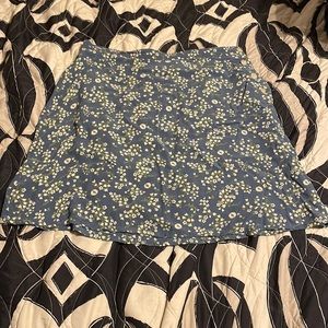 GAP Blue Floral Mini Skirt